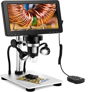 Microscopio LCD biológico de vídeo con luz LED de 7 pulgadas/microscopio con pantalla LCD - Product Image 1