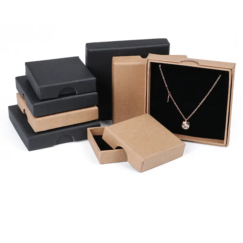 Kotak kemasan perhiasan Super tipis ketebalan 1.6cm untuk Kalung dan gelang