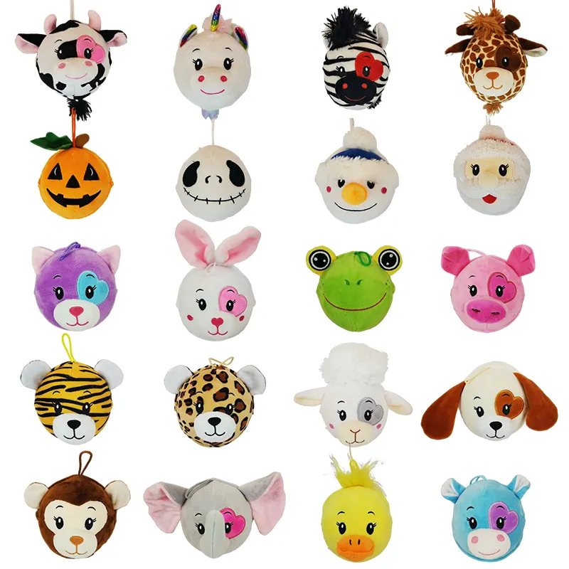 Mellow Brinquedos De Pelúcia Reversíveis Brinquedos Bola De Espuma De Memória Flip Stuffed Animal Mallow Plush Carton Unisex Tamanhos Personalizados PP Algodão