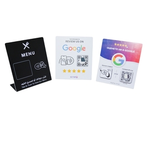 Código Qr programable 215 Redes sociales Tarjeta DE REVISIÓN DE Google Pvc en blanco Google Review Soporte de tarjeta NFC Tarjeta Rfid - Product Image 4