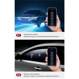EasyGuard-llave de teléfono inteligente para coche, dispositivo Digital con botón de inicio inteligente, alarma de entrada sin llave pasiva, compatible con Control de aplicación Hon - Product Image 5