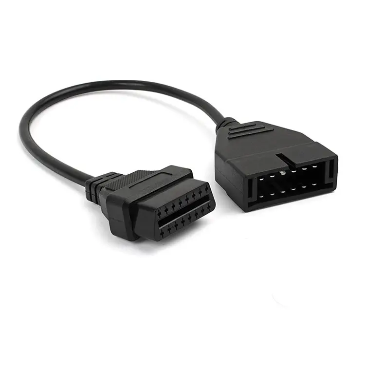 2020 Mais Novo OBD 12 Pino Adaptador para 16Pin 2 OBD2 Conector para GM Cabo De Diagnóstico