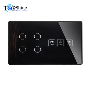 Topshine đáng tin cậy Nhà cung cấp tiêu chuẩn Mỹ hộ gia đình 250V 10Amp Alexa Wifi kiểm soát Glass thông minh tường thiết bị chuyển mạch - Product Image 4