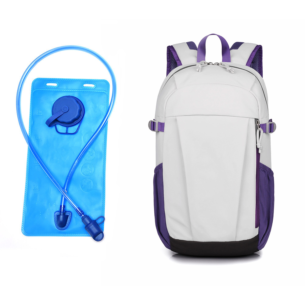 Purple with water bag