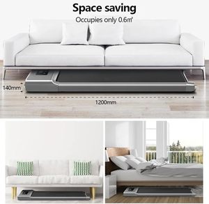 Daha büyük çalışma alanı altında masa/yatak koşu bandı 2 in 1 taşınabilir katlanabilir koşu bandı koşu bandı Mini ev için yürüyüş pedi - Product Image 6