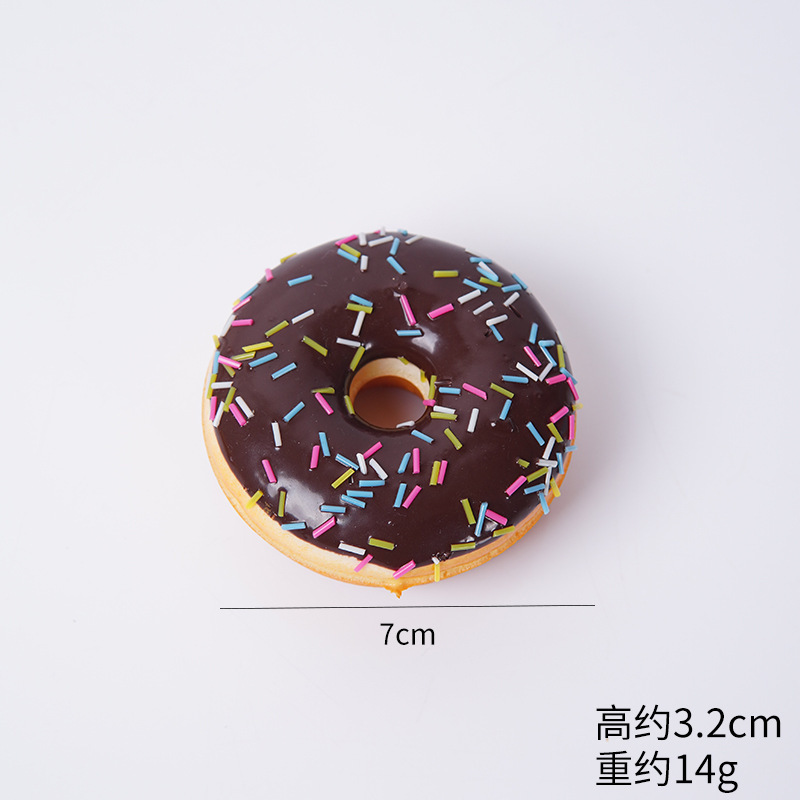 Aimant de réfrigérateur - Donuts à la cassonade, avec dos aimanté.