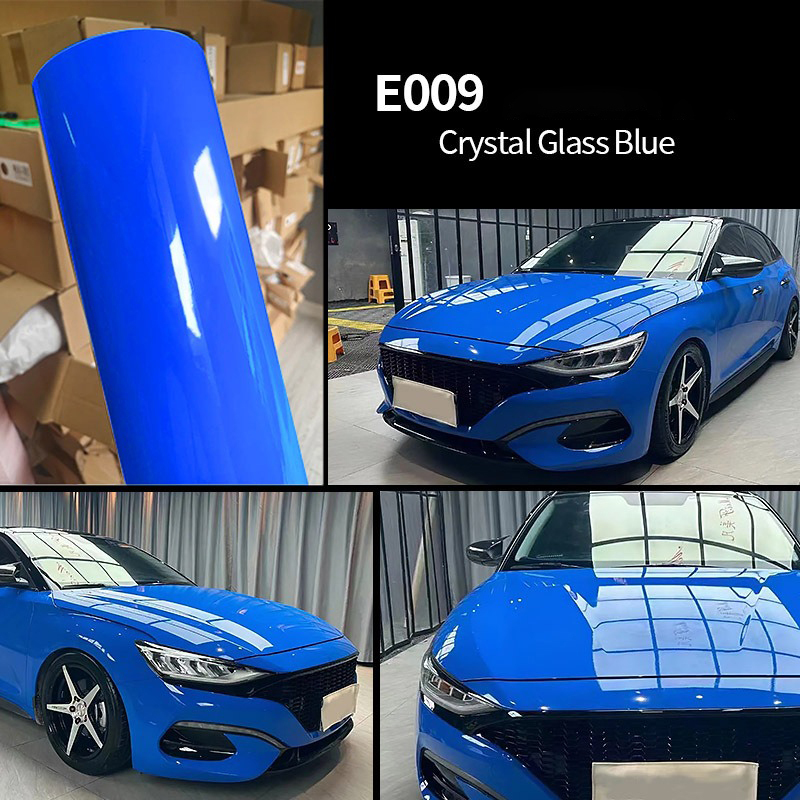 Verre cristal PET bleu