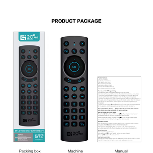 G20S PROBT5.0ジャイロボイスエアフライマウスバックライト付きユニバーサルスマートリモコンエアマウスリモート - Product Image 6