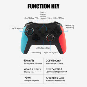 NS009 Gamepad Wireless Blue Tooth Game <strong>Controller</strong> for Nintend Switch NS Android TV Wired Gamepad for <strong>PS3</strong> PC Turbo <strong>Function</strong> - Product Image 5