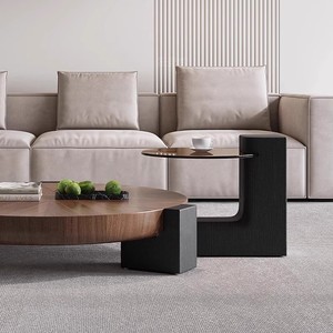 Mesa de centro de té redonda de madera de nuevo diseño multifunción de moda para sala de estar - Product Image 4