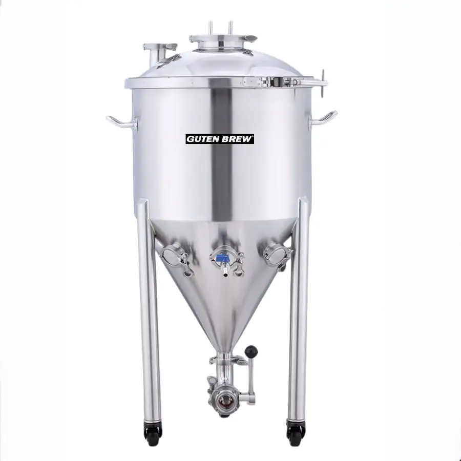Nouveau fermenteur guten 30L 55L 75L 100L/équipement de fermentation de bière guten machine de brassage de bière artisanale/réservoir de fermenteur sous pression