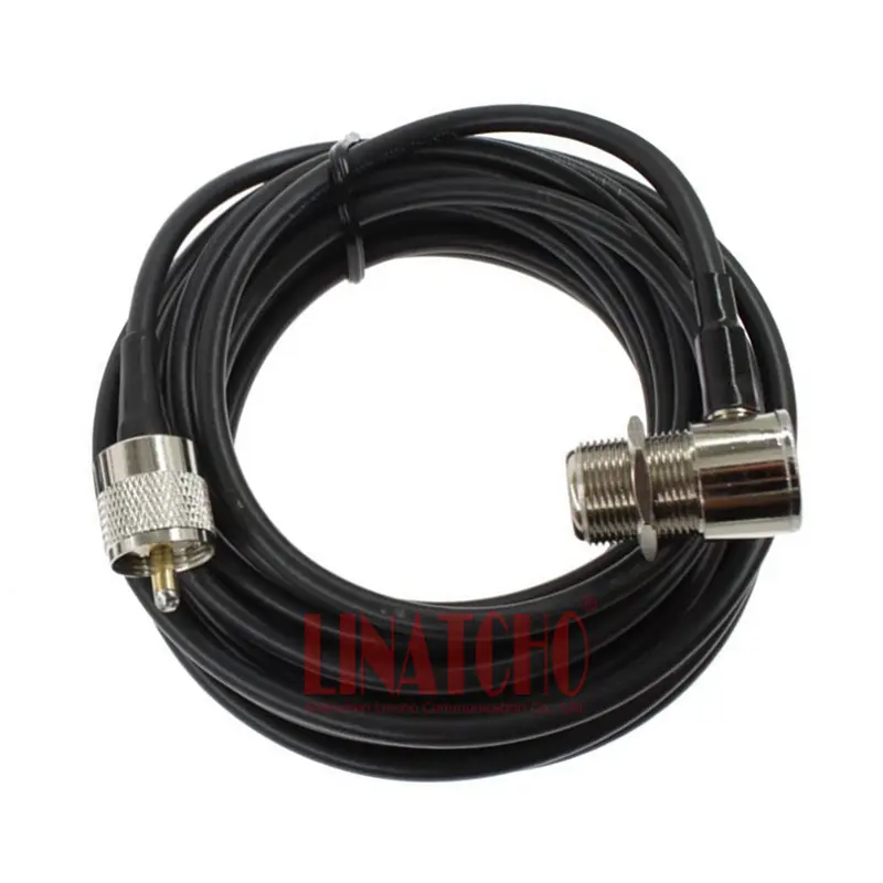 3 Meters Car Radio Antenna PL259 Connector SO239 Coaxial Cable LMR195 SYWV-50-3