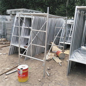 Materiales de construcción de metal para andamios de soporte sísmico, andador a través del marco en H, andamio de Ghana - Product Image 3