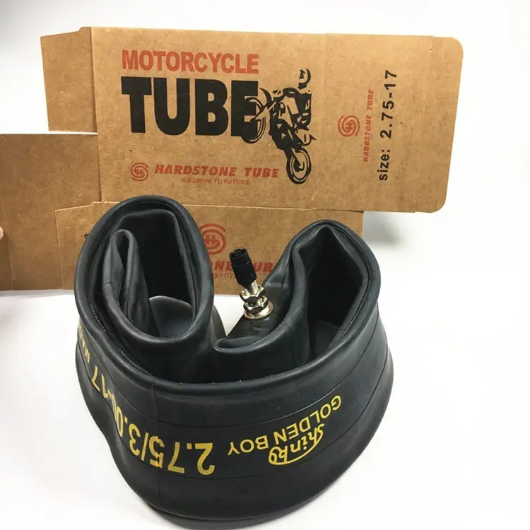 Tubo butil/natural da motocicleta 300-17 300-18 275/300-18 350-18 300-21 275-17 pneumático e tubo interno 4.10-18