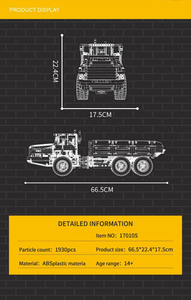 รถดัมพ์1930ชิ้นจำลอง ABS แอปการศึกษาชุดของเล่นโมเดลการสร้างบล็อค - Product Image 3
