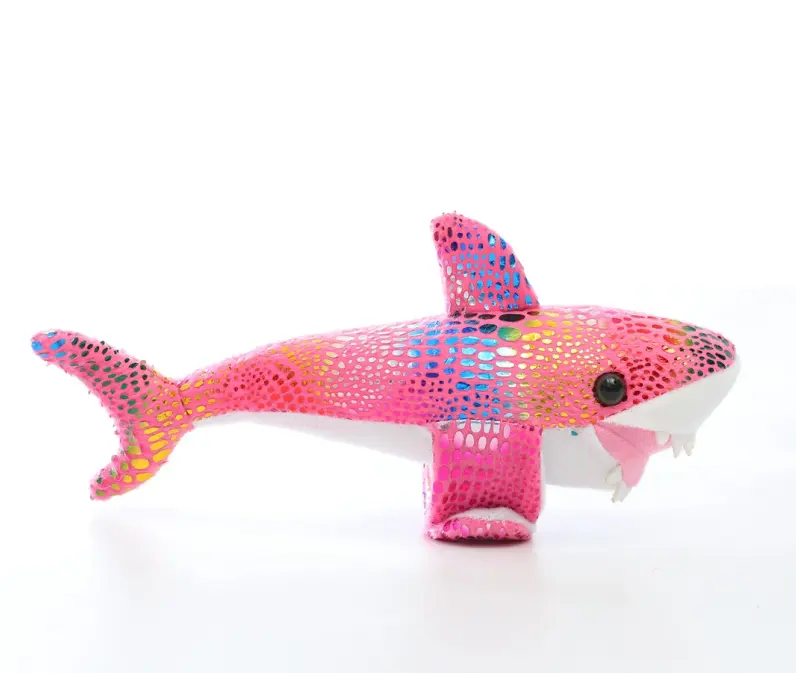 Hadiah promosi baru gelang Slap hiu mewah boneka binatang gelang mainan lembut untuk anak-anak