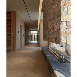 Sistema de inserción de metal estilo diseñador de chimenea de etanol inteligente WiFi moderno de 36 pulgadas para Villa y hotel con función de control remoto - Product Image 3