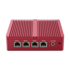Nucレッドケース4LanインテルCeleron小型デスクトップHtpcコンピュータ工業用FanlessミニPc J1900オフィス用 - Product Image 6