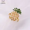New Ideas Pineapple Shape Napkin Rings for Wedding Hotel Dining Table Decorations