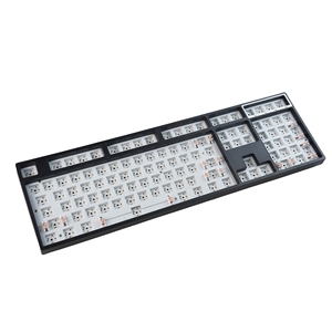 Suministro directo de fábrica 108 teclas intercambio en caliente 3 modos RGB Teclado mecánico inalámbrico Bluetooth 100% teclado - Product Image 2