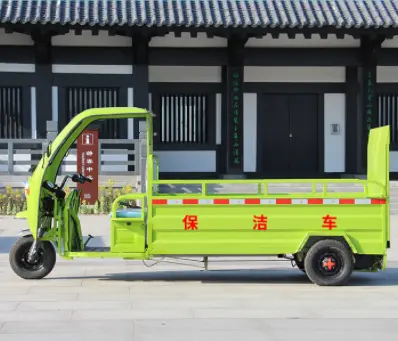 Économies humaines Mini tricycle électrique de collecte des ordures pour les travailleurs sanitaires