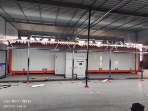 Hotsale Fire Door Dusting Spraying Painting Machine Equipment Line Profiles Electrostatic Powder Coating Line - Product Image 2