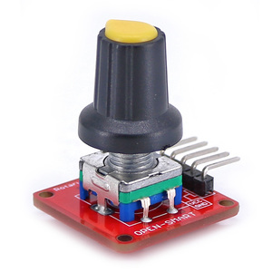 OPEN-SMART EC11 Rotary Encoder Module 360 degree Incremental Pulse Potentiometer Volume Control Knob with Button for <strong>Arduino</strong> - Product Image 4