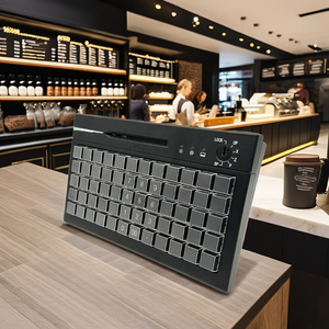 60-клавишная пользовательская мембрана USB POS программируемая клавиатура KB60MS с Msr для систем точек продаж - Product Image 4