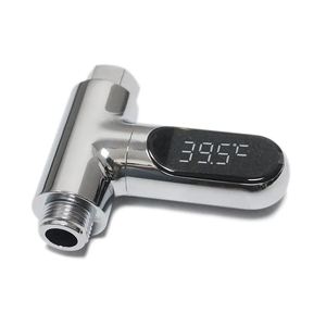 Upgraded Digital 360&#8451; Rotate <strong>LED</strong> <strong>Display</strong> Shower Thermometer Hot Water <strong>Temperature</strong> Measurement with Shower <strong>Timer</strong> Function - Product Image 3