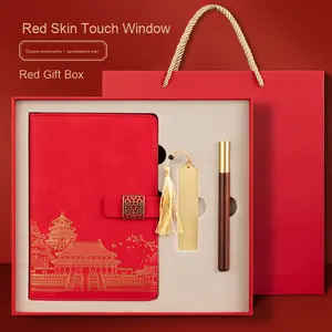 Tùy Chỉnh Cấm Thành Phố Phong Cách Hộp Quà Tặng Đẹp 0.5 Mm Kim Loại Xu Hướng Quốc Gia Máy Tính Xách Tay Thiết Lập Bút Bi Cho Giáo Viên Của - Product Image 3