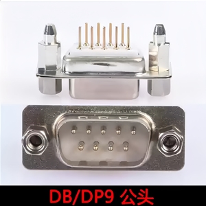 Dsub 9ピンオスDB9 I/Oコネクタはんだプレート付きストレートプラグPCBはんだ付け2P 3P 4P 5P 7P 10P 30Pワイヤー接続用