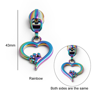 Tùy Chỉnh Logo Động Vật Nhỏ Thú Cưng Chó Dấu Chân Mèo Khóa Đầu Dây Kéo Thanh Trượt Dây Kéo Đầu Kéo Cho Váy Quần Áo - Product Image 3