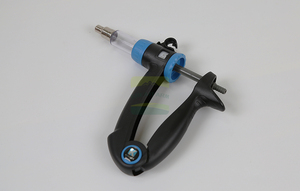 Pistola de inyección de acero y plástico automática ajustable de 15ml, jeringa veterinaria de inyección continua para cerdos, ovejas, vacunas para animales - Product Image 6