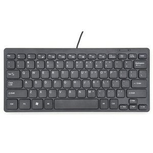Mini teclado Multimedia K1000 de 87 teclas con interfaz USB de tecla FN Anti-Ghosting 3 teclas para uso en portátiles Nuevo producto
