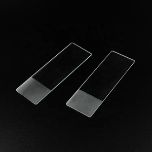 7101 7102 7105 7107 portaobjetos de microscopio con corte o borde esmerilado portaobjetos de microscopio preparados esmerilados de laboratorio - Product Image 2