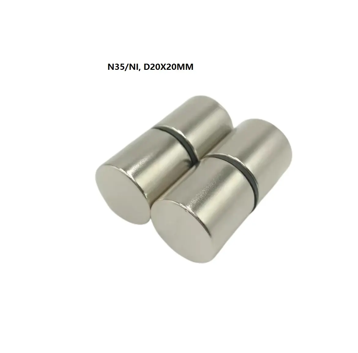 N52 neodymium मैग्नेट मजबूत सिलेंडर ndfeb चुंबकीय 25X20mm