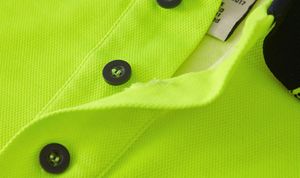 高能见度反光条安全马球衫定制标志工作服制服反领员工t恤 - Product Image 5