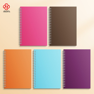 Solid-color Simple Coil-bound <strong>Notebook</strong> for Export, Subject-bound Saddle-stitched Diary, Lined Student <strong>Notebook</strong> - Product Image 4