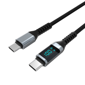 Ivanhoe 100W 5A Type C TO Type-C สายชาร์จเร็ว PD จอแสดงผลดิจิตอลสำหรับ Huawei Xiaomi Apple และ Android คอมพิวเตอร์ - Product Image 5