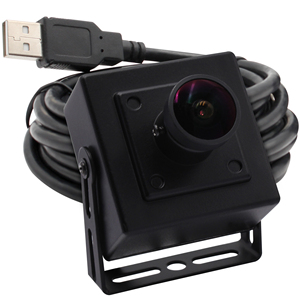 Cámara USB ELP de 8MP para ordenador, cámara de PC gran angular, lente ojo de pez de 170 grados, Mini Cámara CCTV DE SEGURIDAD USB para Raspberry Pi - Product Image 1