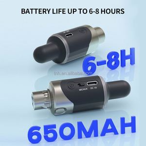Dinamik mikrofon gitar alıcı iletim adaptörü için WXLR-U801 profesyonel kablosuz XLR verici ve alıcı - Product Image 3