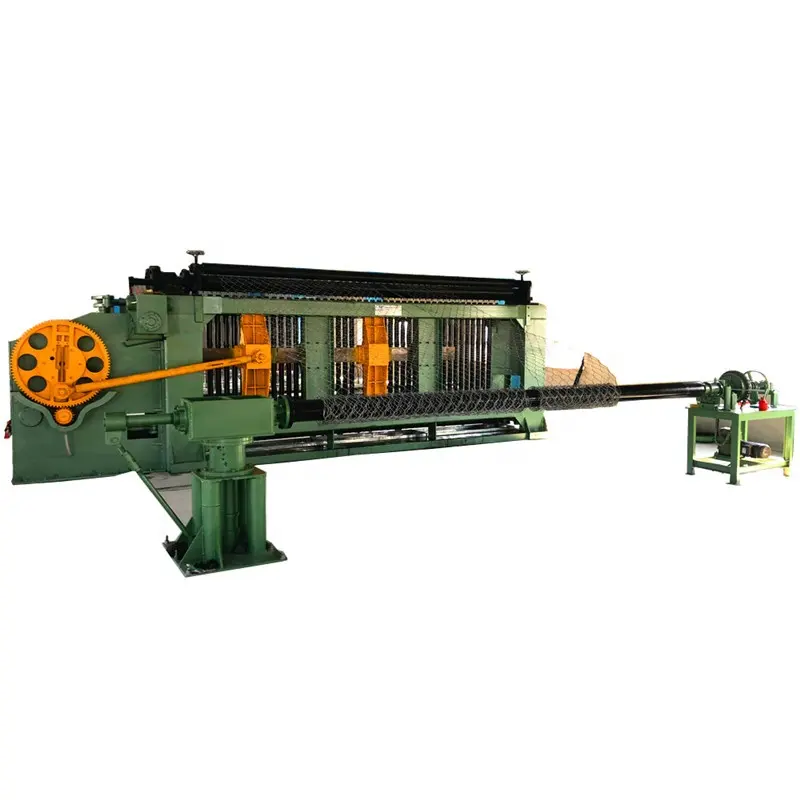 Máquina de fabricación de malla de alambre de gabion, bloque doble de alta velocidad, resistente