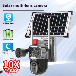 12mp ev güvenlik güvenlik kamerası 4g PTZ kamera V380 4lens 3 ekranlar 360-Degree gece görüş güvenlik ağı Ip kamera - Product Image 3