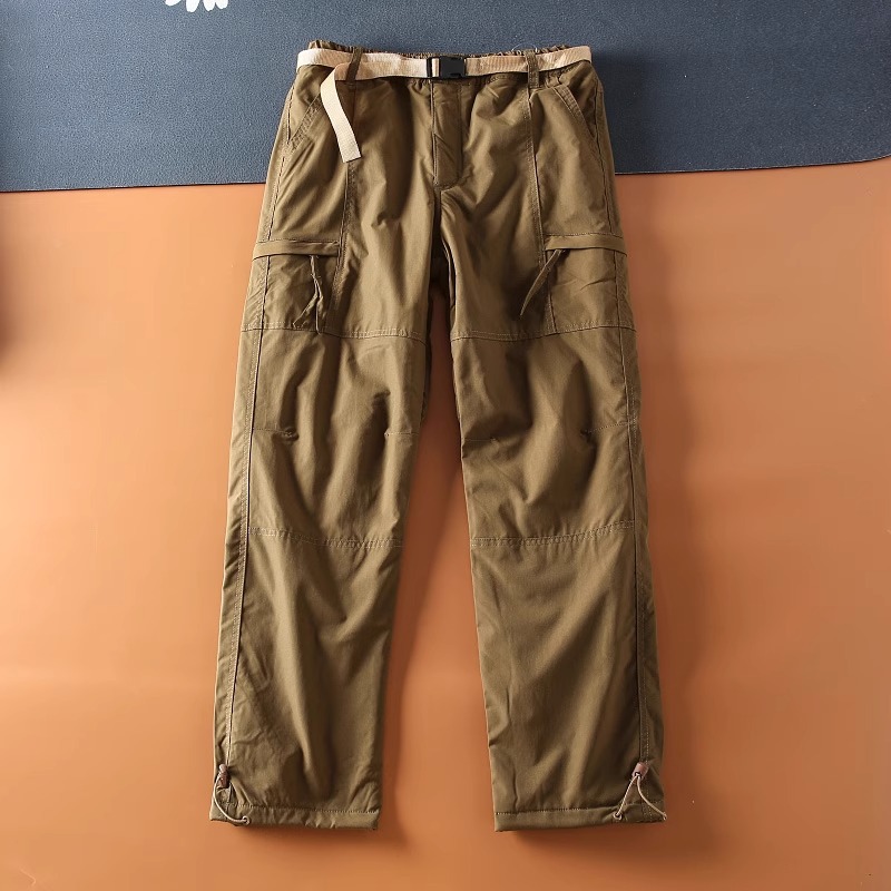 Kaki plus épaississement velours