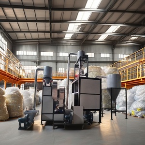 Plastik hurda geri dönüşüm için LDPE <span class=keywords><strong>PE</strong></span> PP pnömatik ayırıcı çamaşır ipi