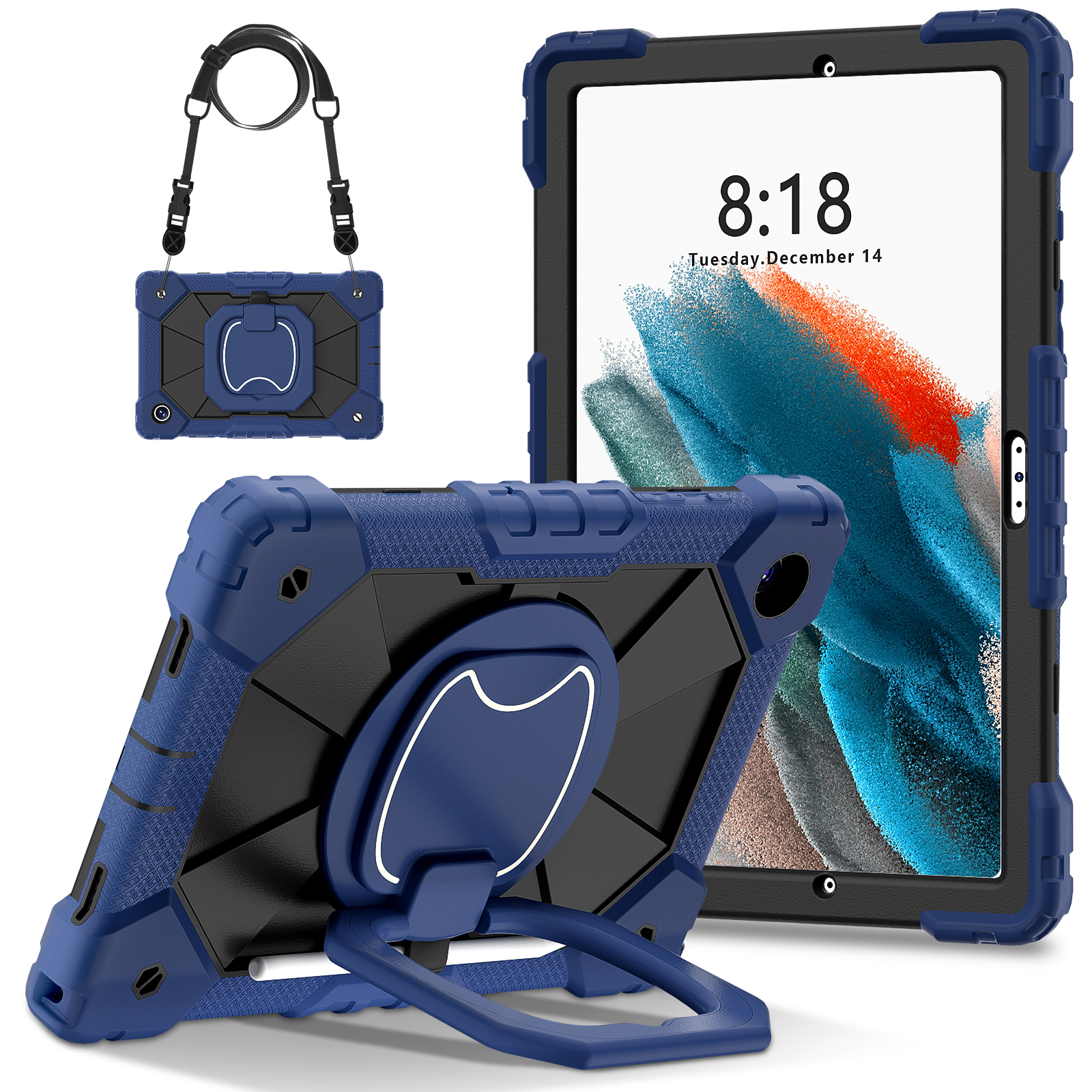 Bleu marine + noir