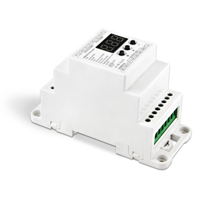 BC-834-DIN LED DMX 512 Decoder DC 4CH Relais DMX 12 Decoder Din Schiene Led Controller - Product Image 1
