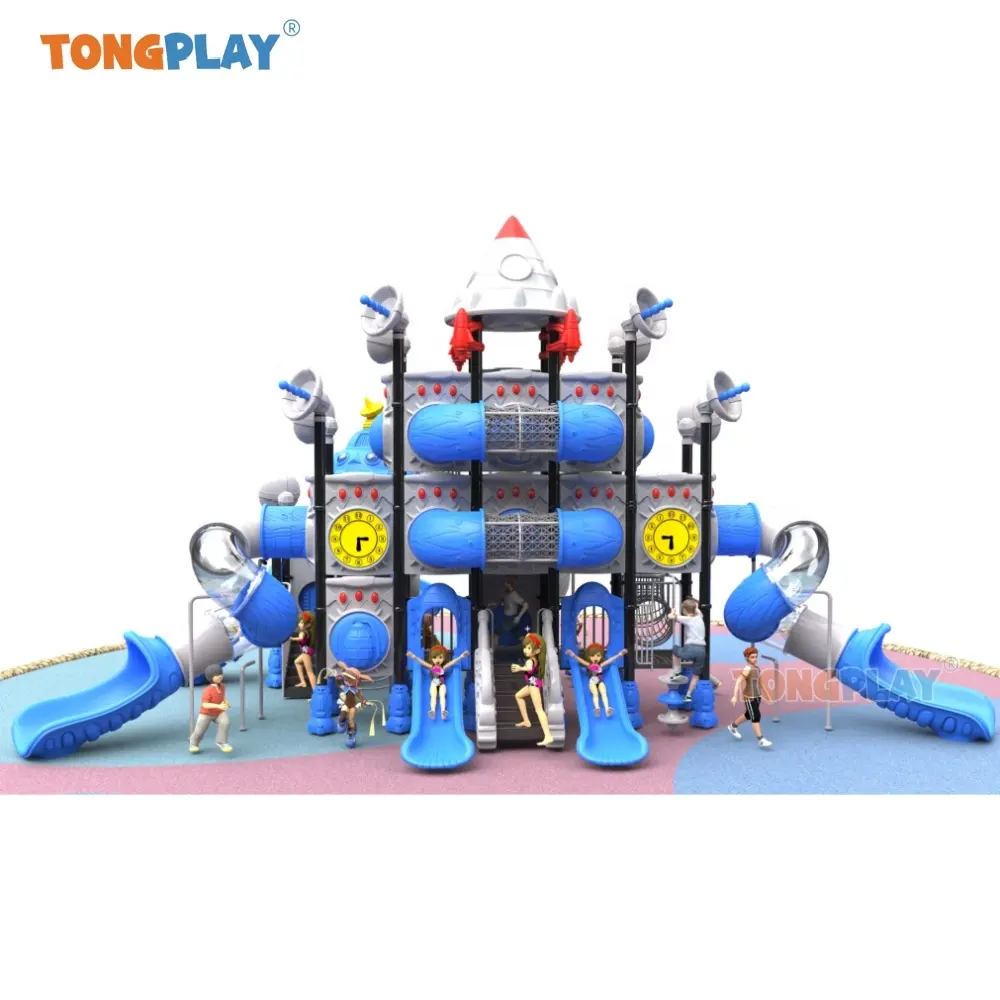 Prezzo di fabbrica della serie spaziale attrezzatura da gioco qitele gioco all'aperto parco giochi per bambini attrezzature per esterni parco giochi commerciale