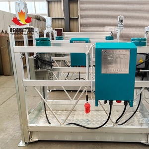 Elektrisches Gerüst aus Aluminiumlegierung Fensterreinigung suspendierte Arbeitsplattform