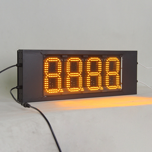 Custom Yellow 7&quot; 8888 Led Gas Price <strong>Display</strong>, Waterproof Lightbox <strong>LCD</strong> Remote Control Gas Station <strong>Display</strong> - Product Image 2